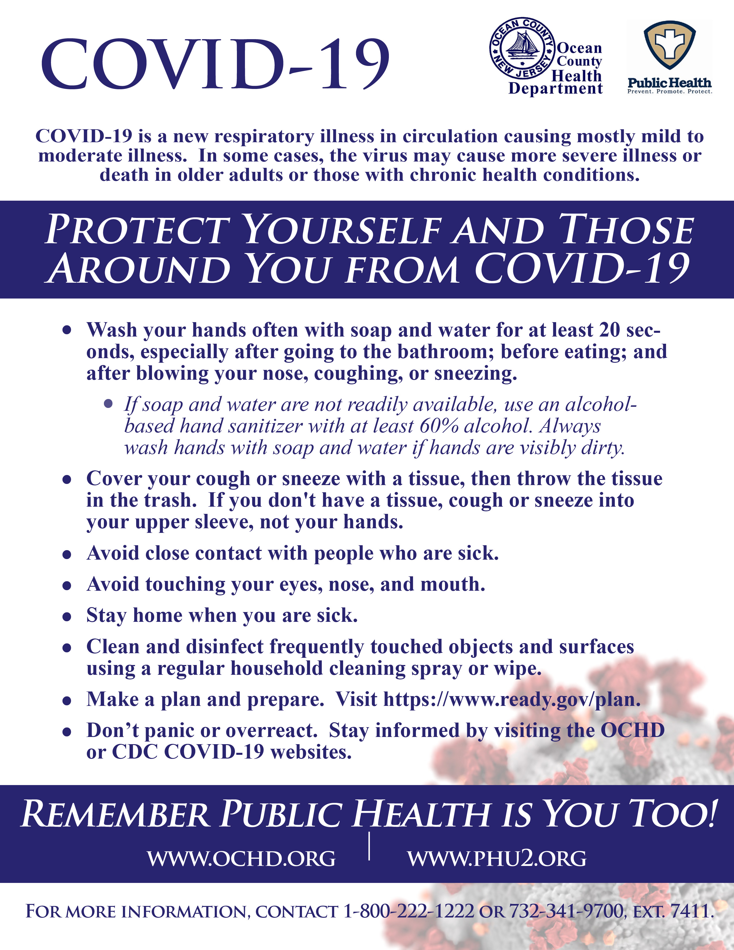 Covid-19 Ocean County Health Department