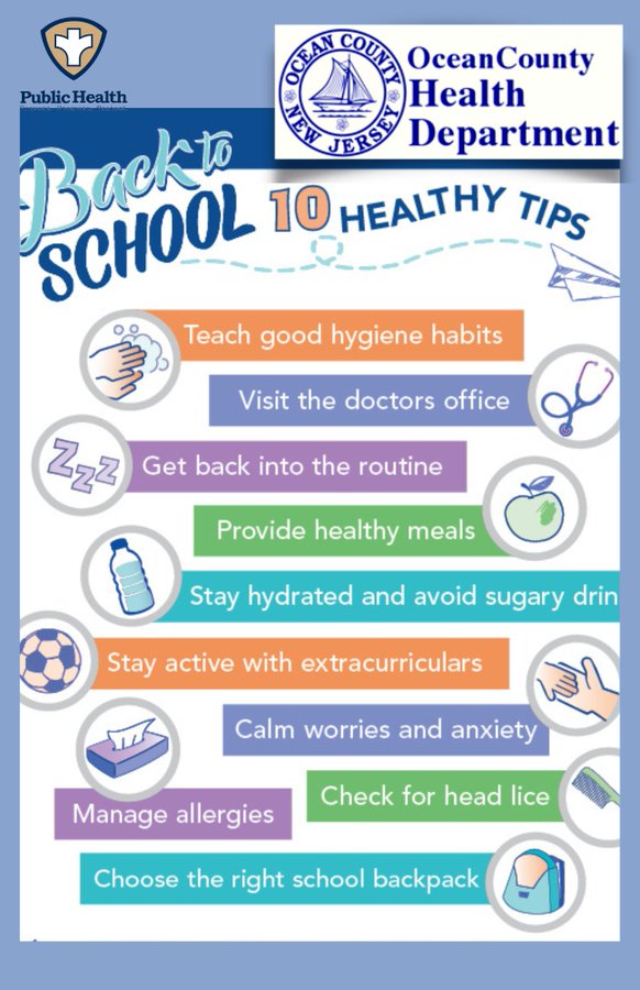 Back to School - 10 Healthy Tips