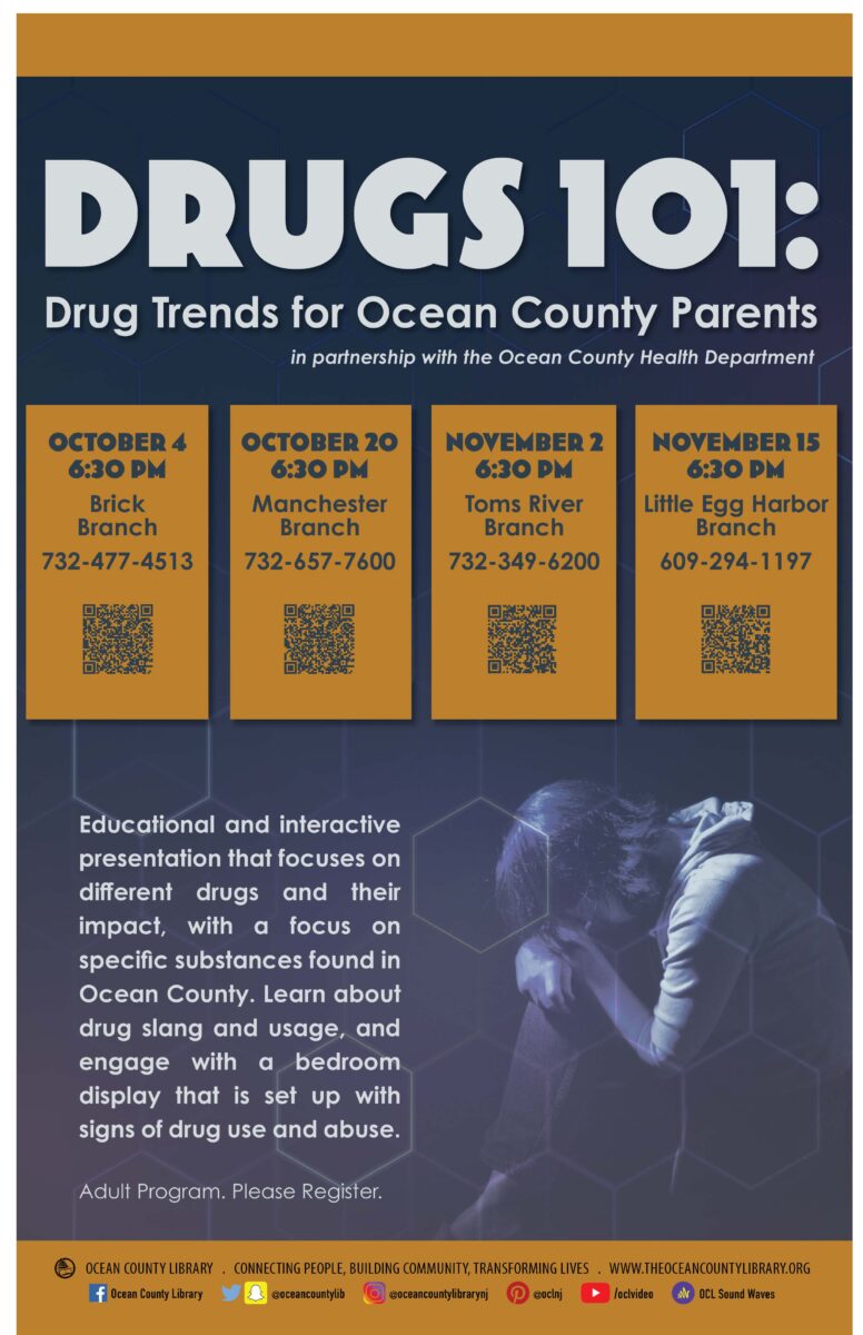 Drugs 101 promotional flyer