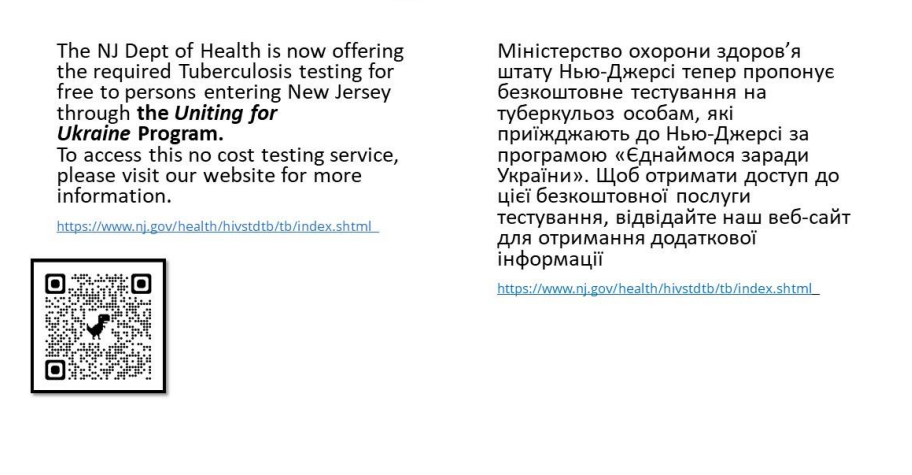 Uniting for Ukraine TB Testing Information