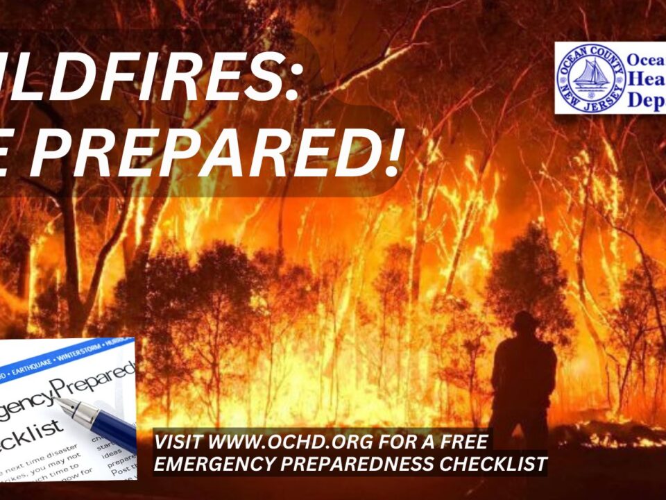 Wildfires be prepared