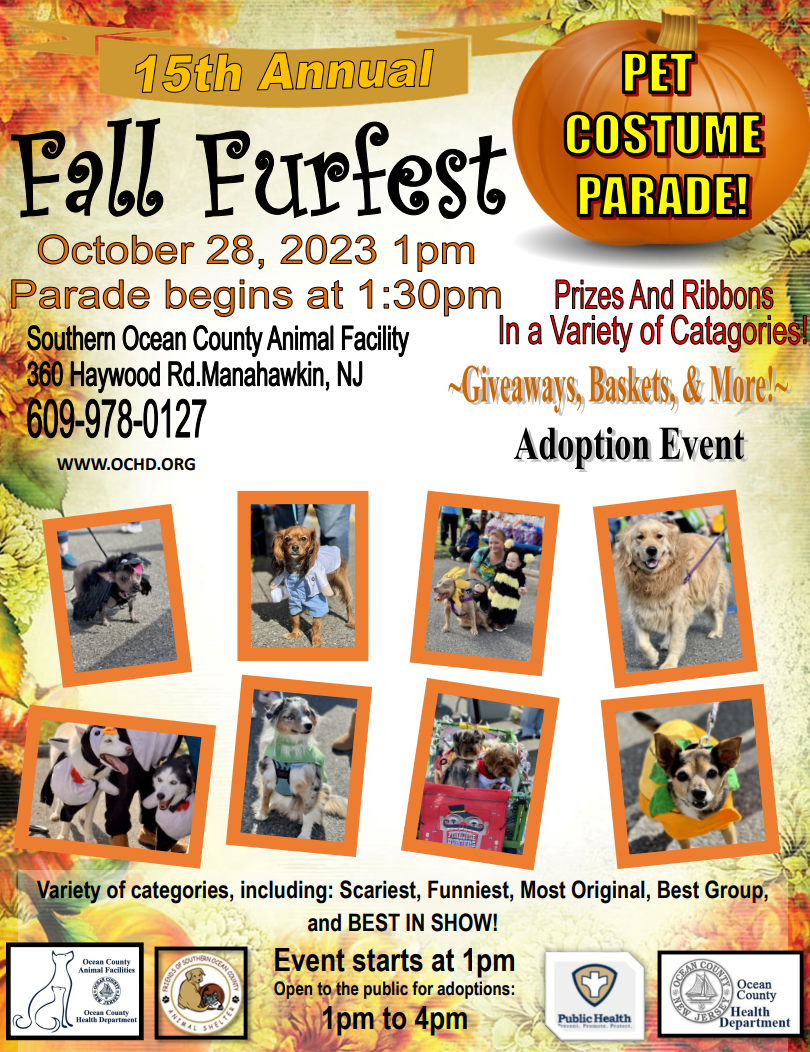 15th Annual Fall Furfest - Pet Costume Parade!